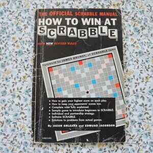 The Official Scrabble Manual How to Win at Scrabble